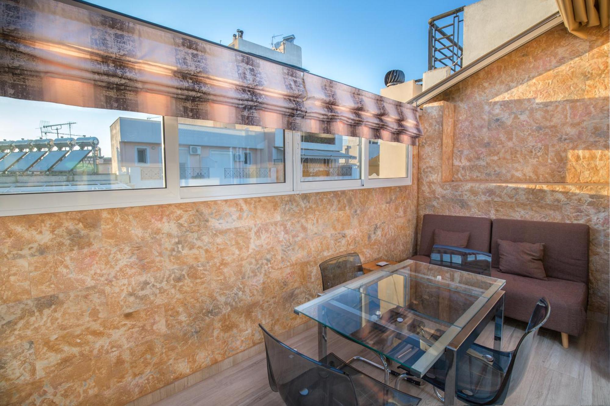 Cosy Apartment With Terrace Near Metro Station أثينا المظهر الخارجي الصورة